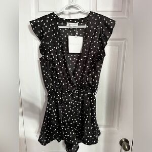 Maccs The Label | Black Romper With Stars